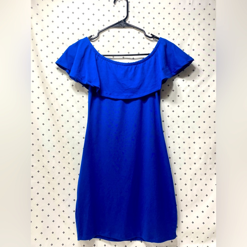 Short dark blue dress